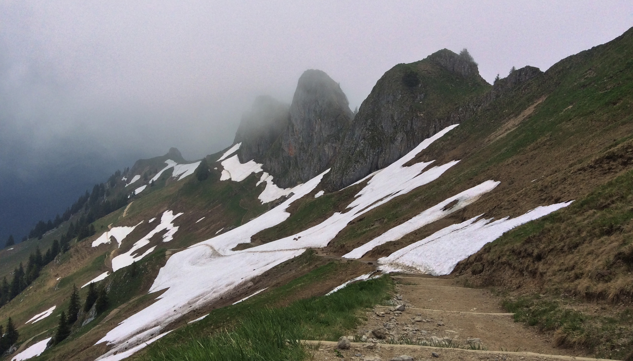 The route from the Taubenstein to the Rotwand